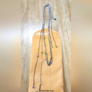 Elegant Multicolor Gemstone Necklace
